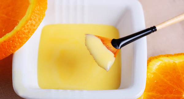 апельсин и молоко для кожи рук
